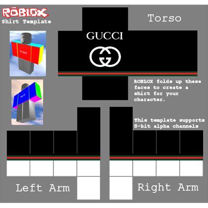 gucci roblox template.